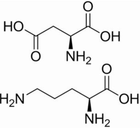 The chemical formula for L-Ornithine L-aspartate